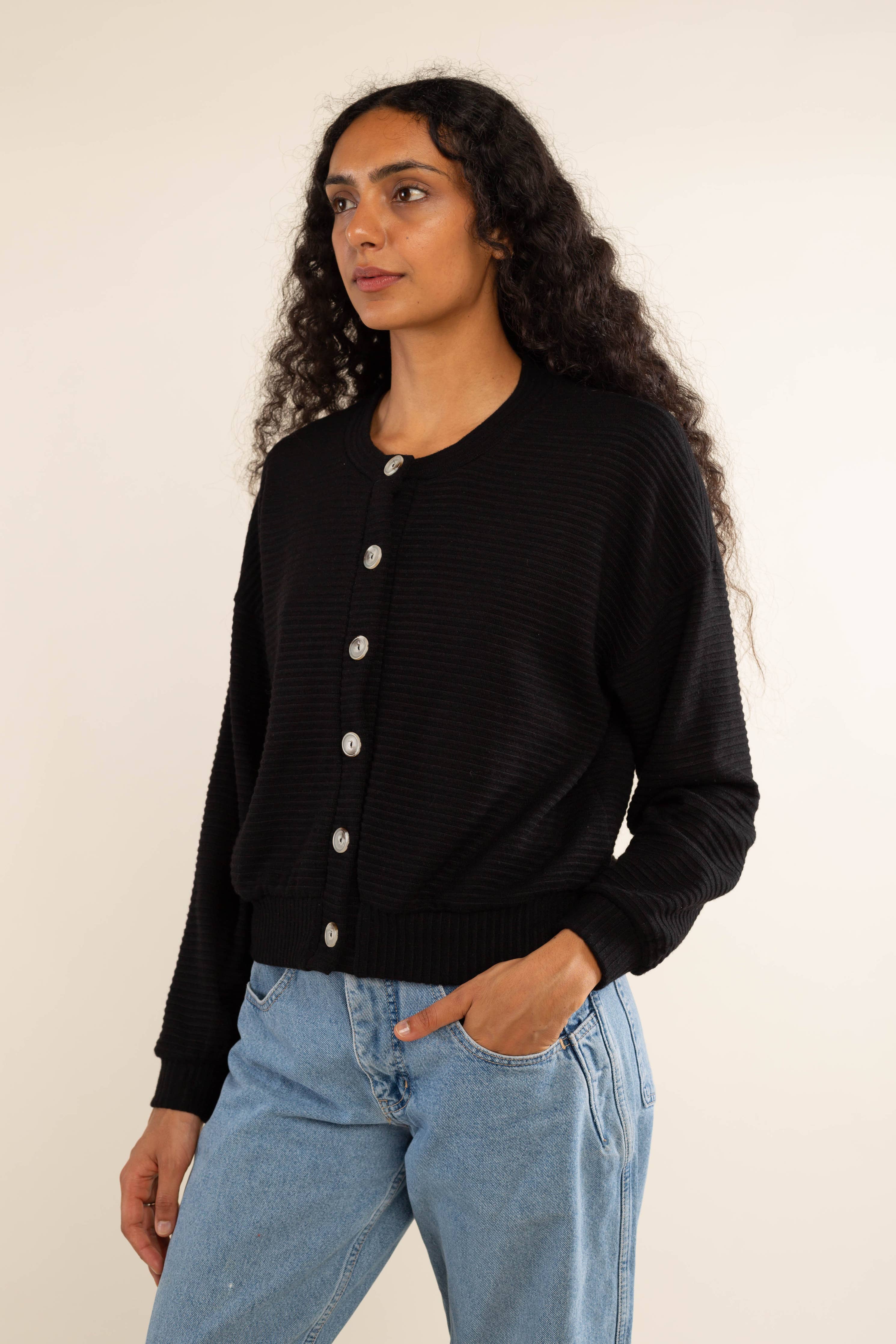 Jos | Heavy Rib Cardigan