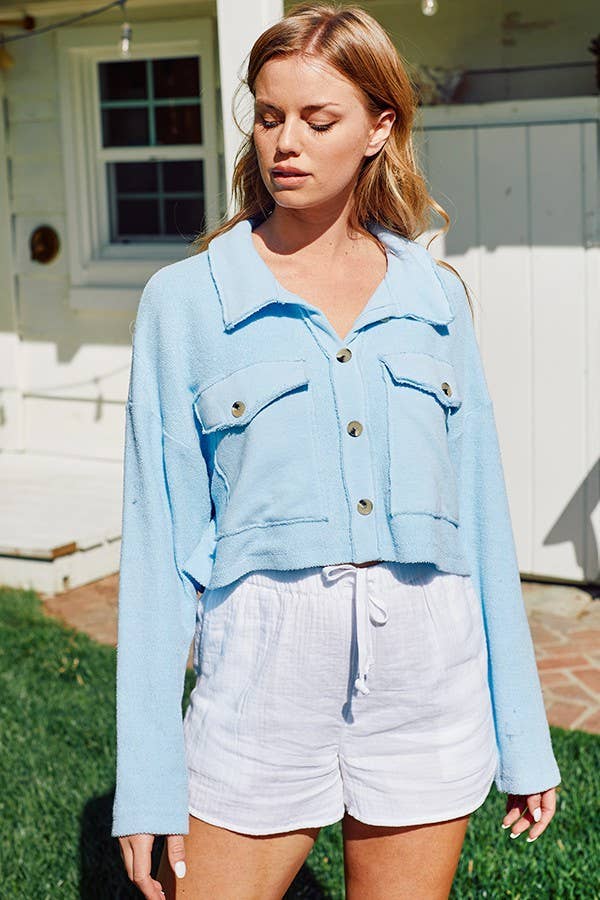 Zoey | Cropped Shirt Jacket Shacket
