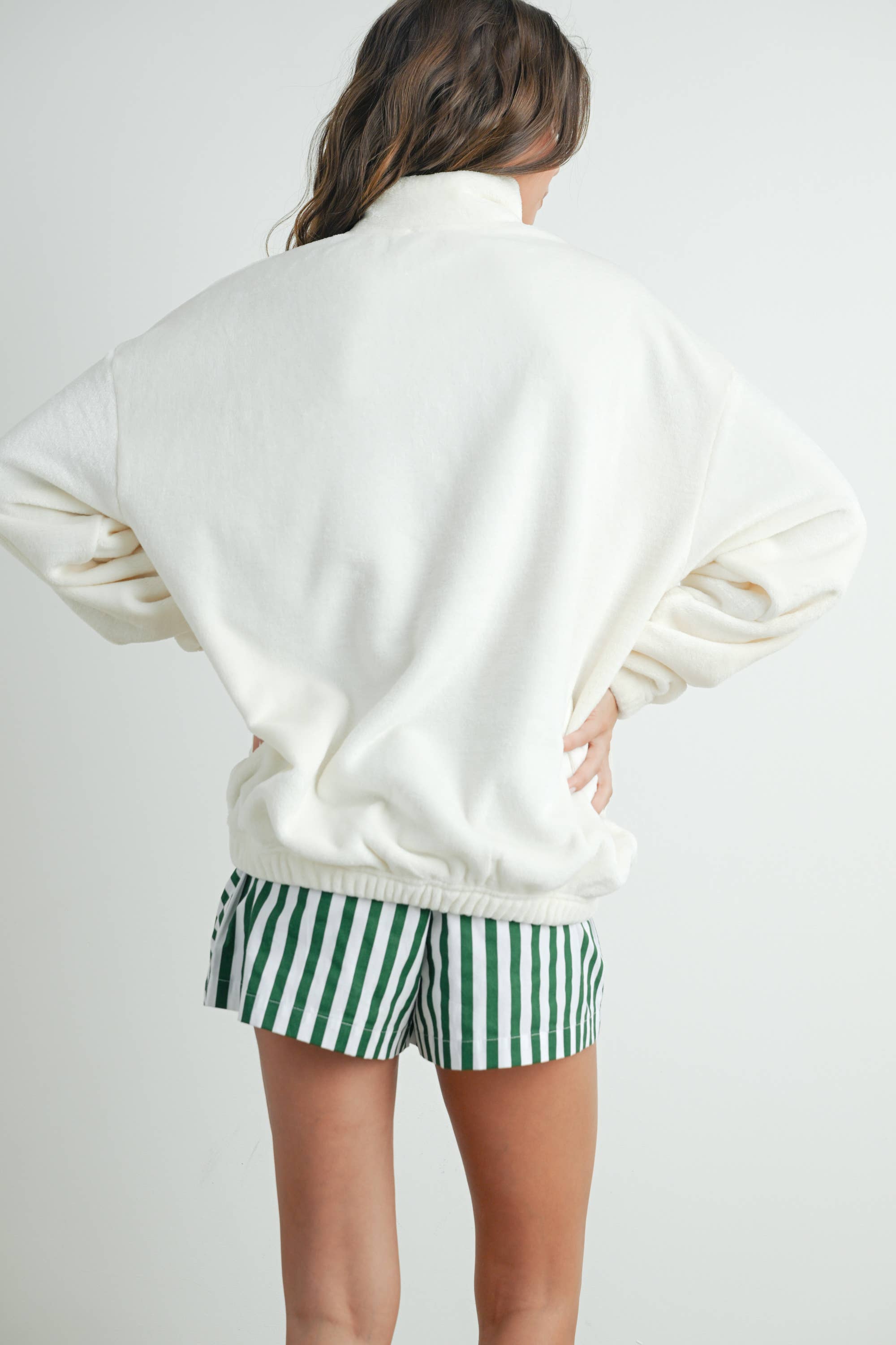 Sunday Morning  | Half-Zip Pullover Sweatshirt