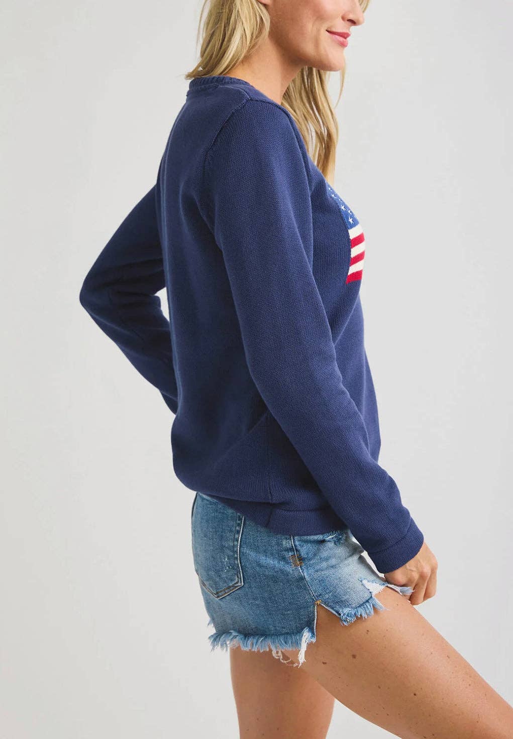 Ralph Flag Sweater Navy