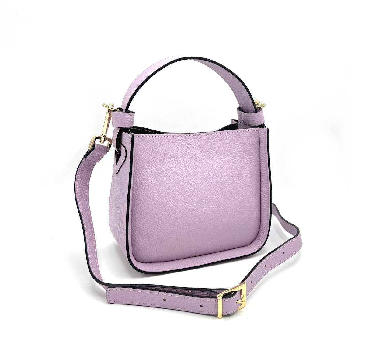 Eliza Genuine Leather in Lilac | Made in Italy