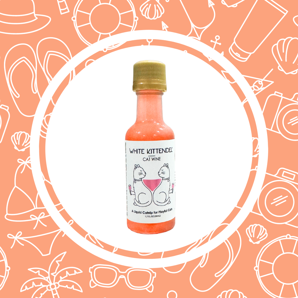 PetWineShop Cat Wine White Kittendel Liquid Catnip For Cats