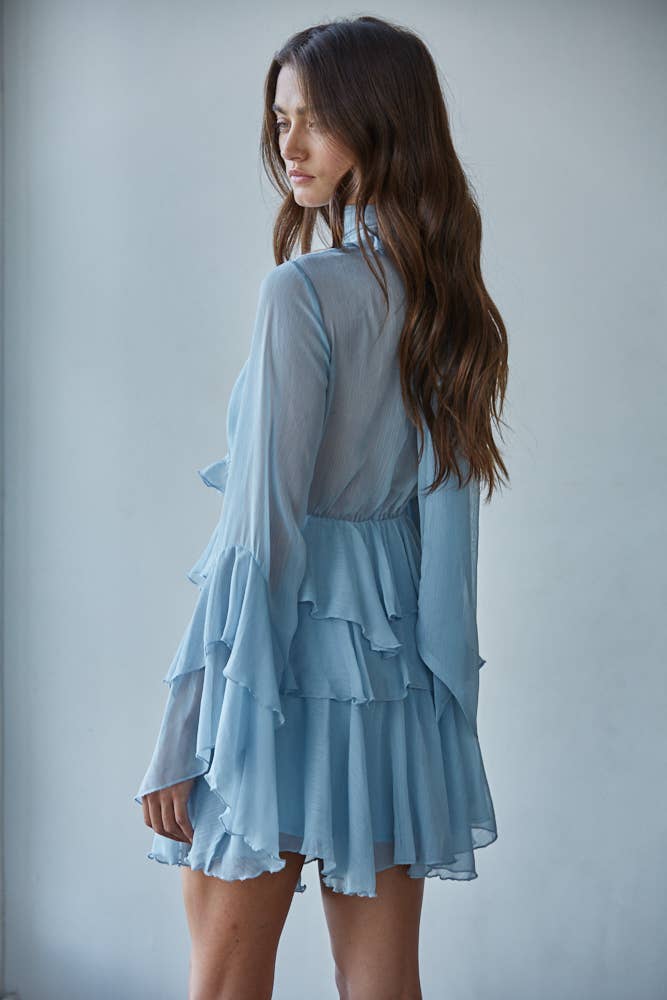 Clarke | Woven Ruffle Tiered Mini