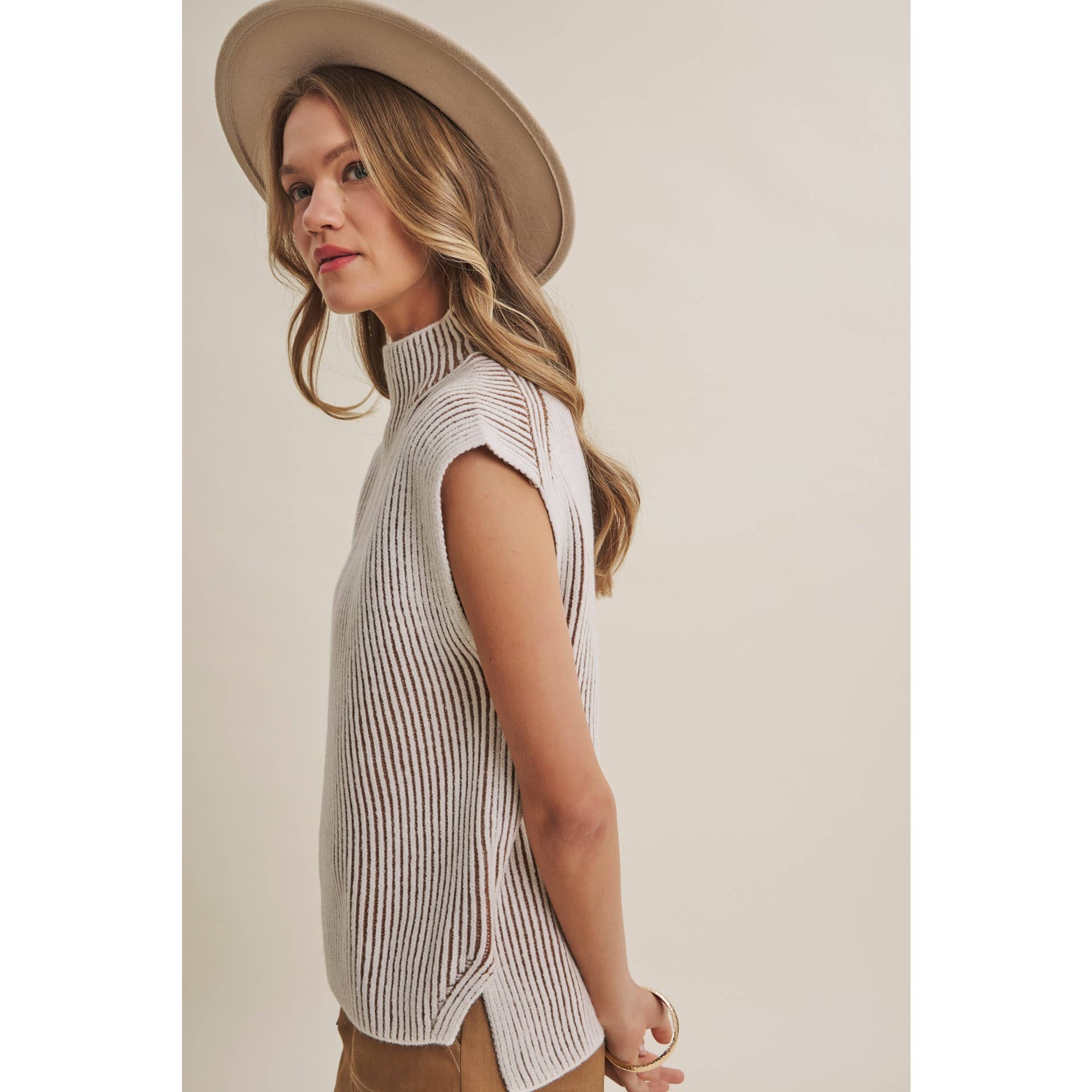 Desert Trail | Mock Neck Sweater Vest