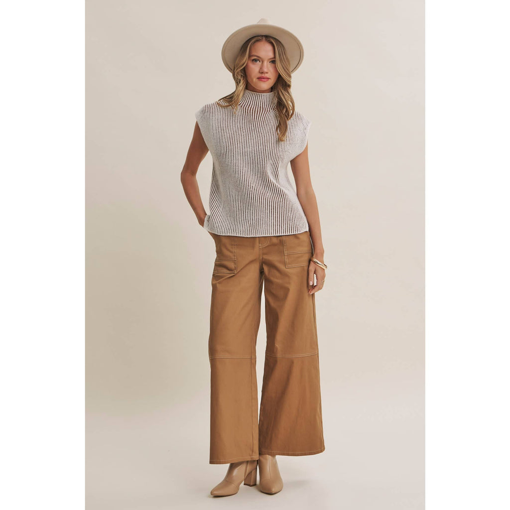 Desert Trail | Mock Neck Sweater Vest
