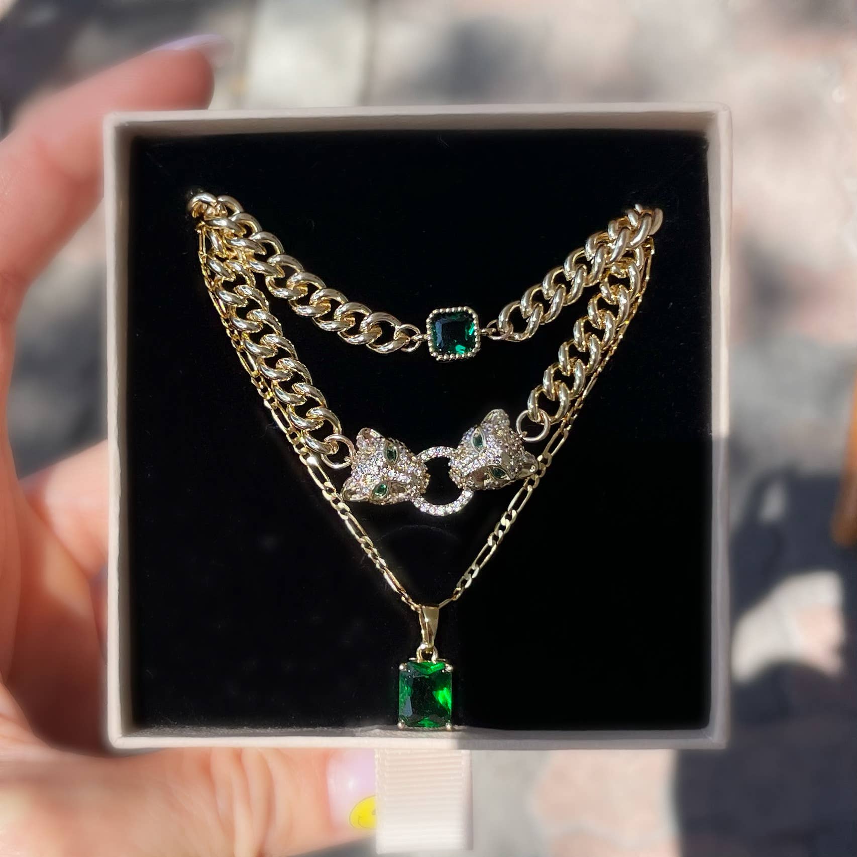 Hungry Eyes Necklace | Gold Filled