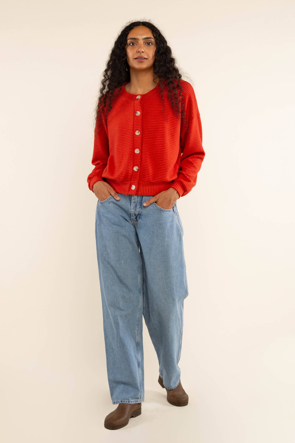 Jos | Heavy Rib Cardigan