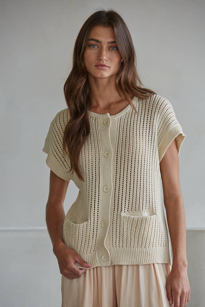 Ramie | Knit Sweater Cotton Cardigan