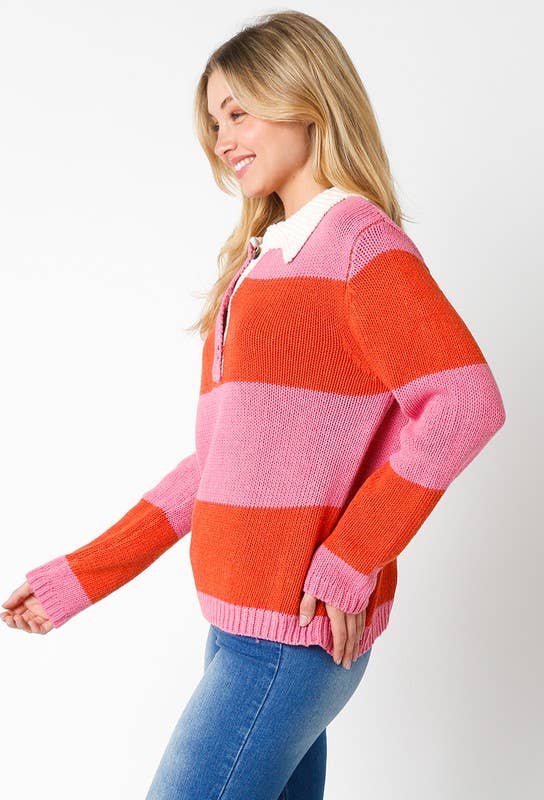 Faith | Chunky Striped Sweater