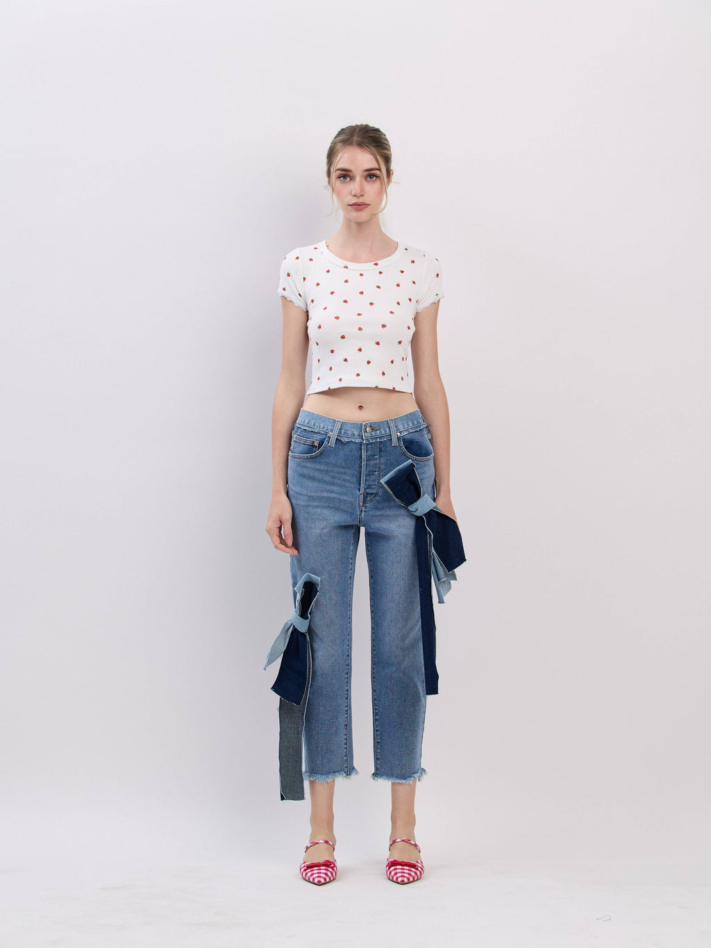 Shortcake | Pointelle Strawberry Top