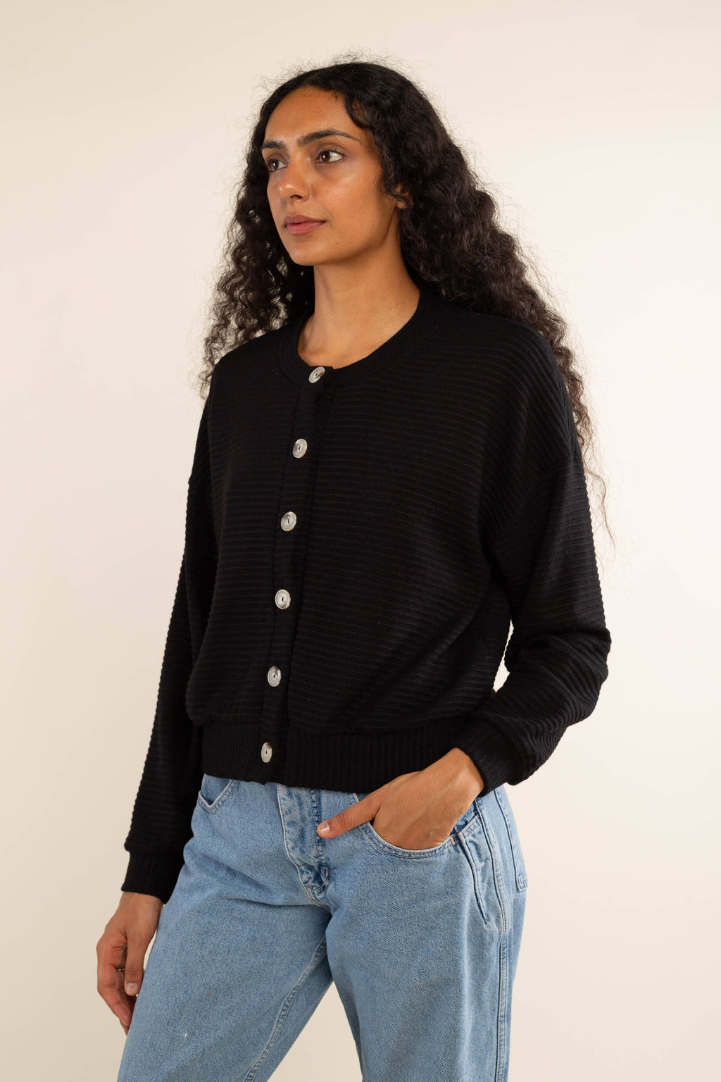 Jos | Heavy Rib Cardigan