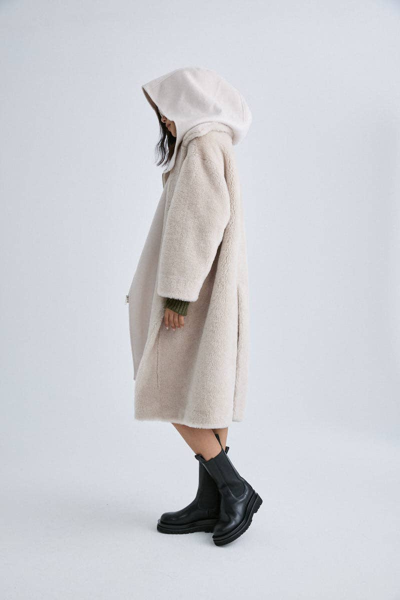 Glacier | Faux Shearling Coat