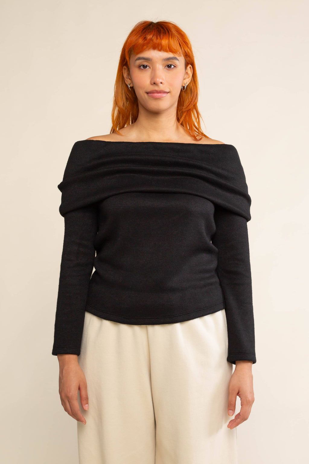 Reece | Heavy Knit Off Shoulder Top