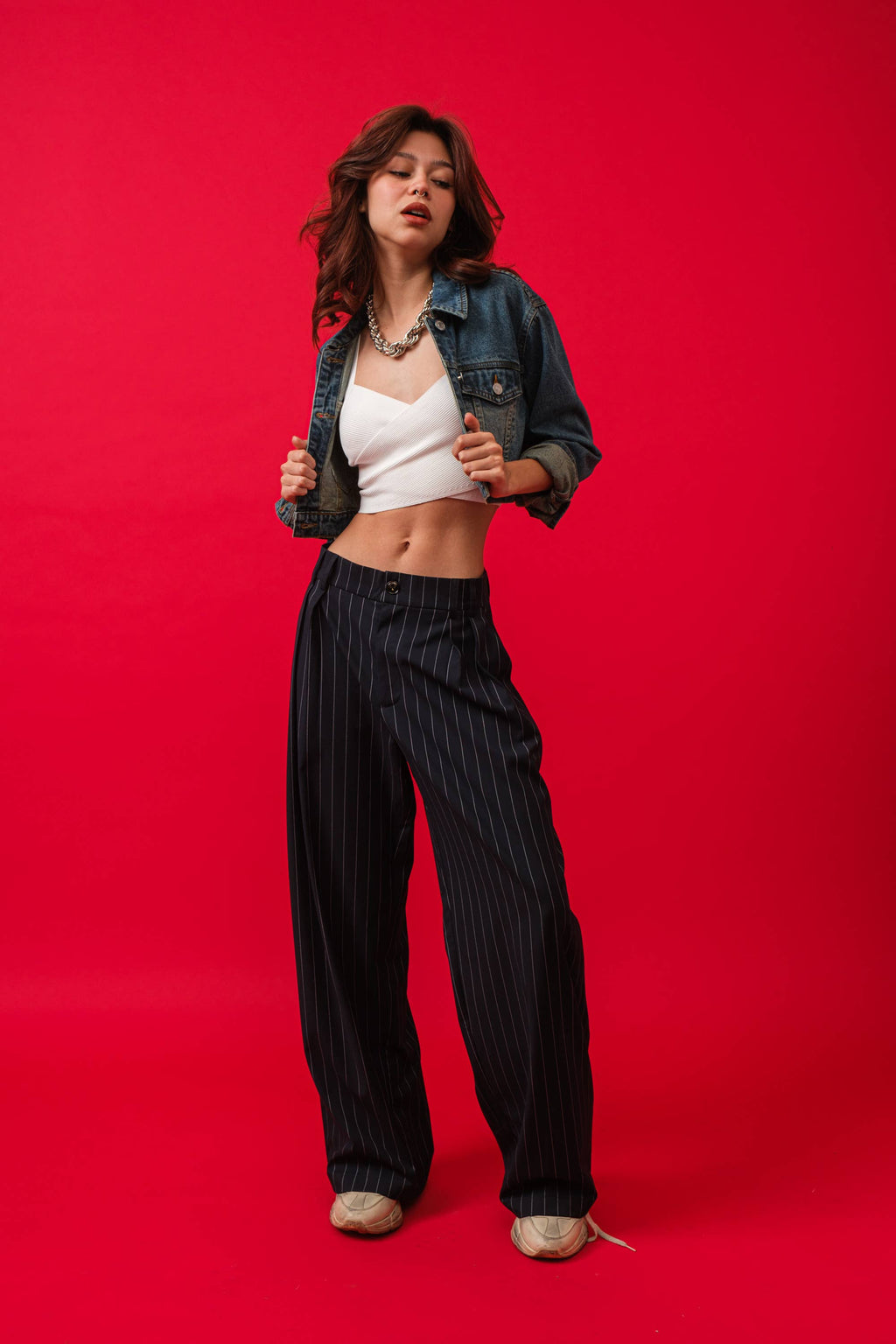 Calla | Denim Crop Jacket