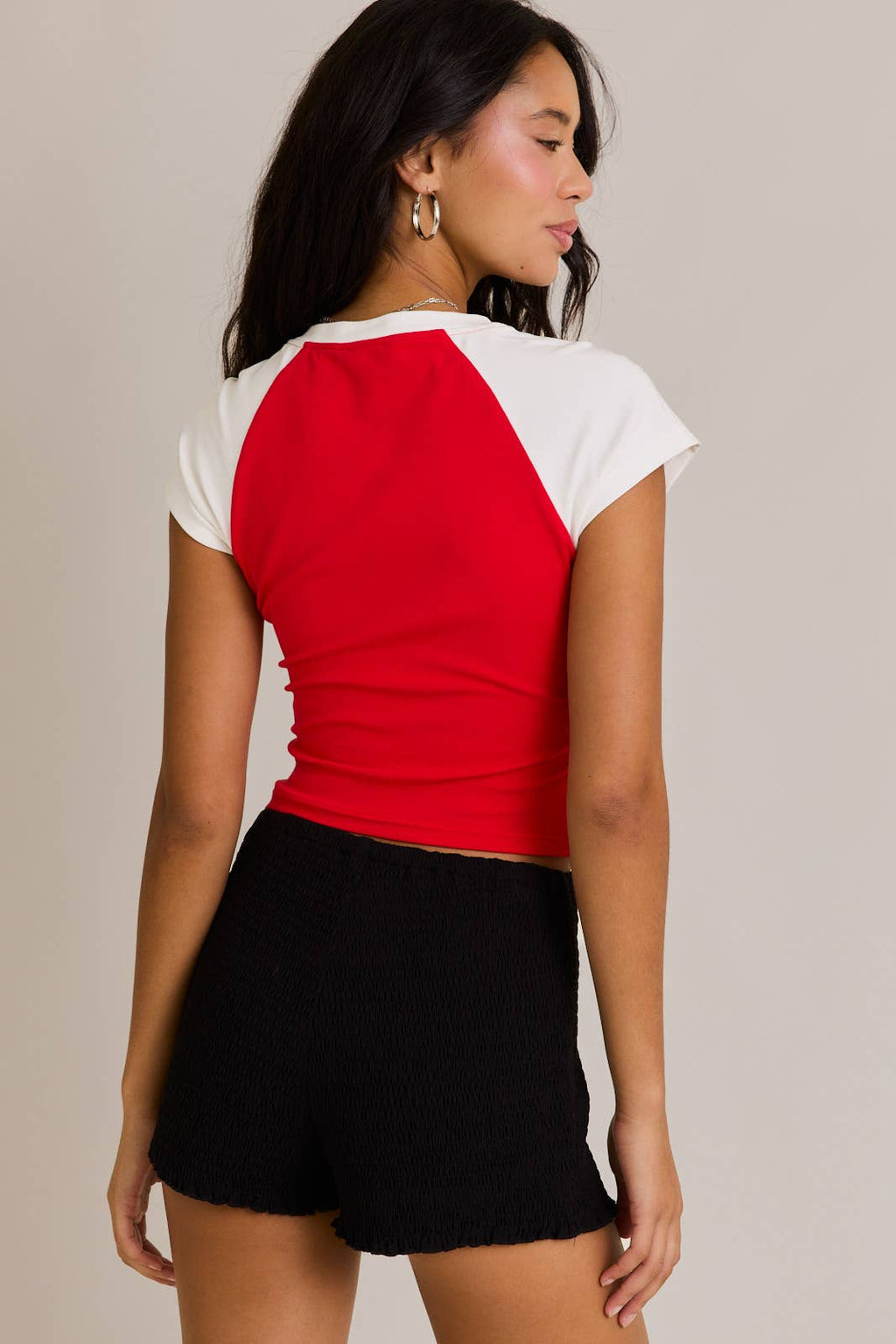 Captain | Cap Sleeve USA Baby Tee
