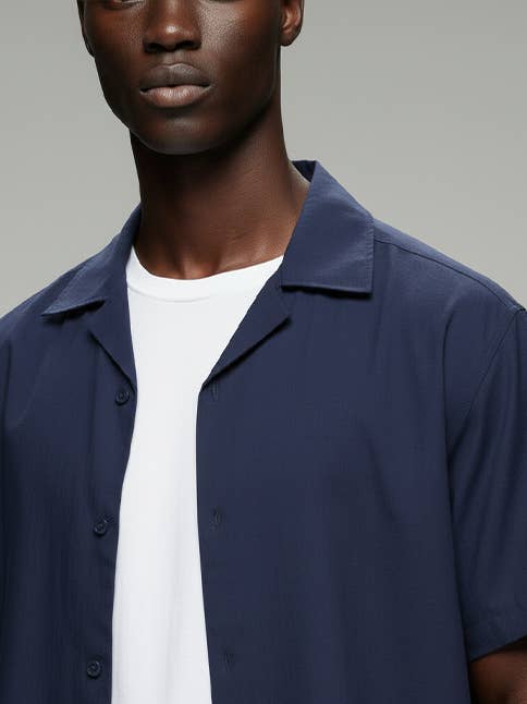 Crew | Linen & Cotton Blend Shirt
