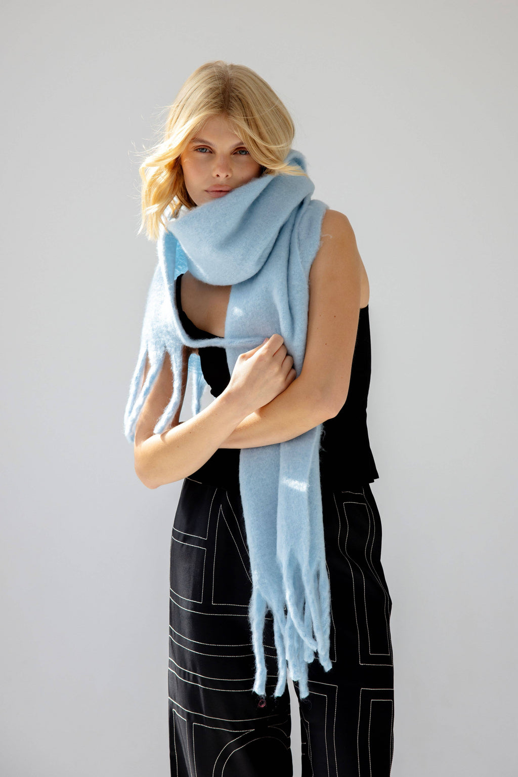 The Stockholm Scarf | 100% Recycled - Glacier Blue