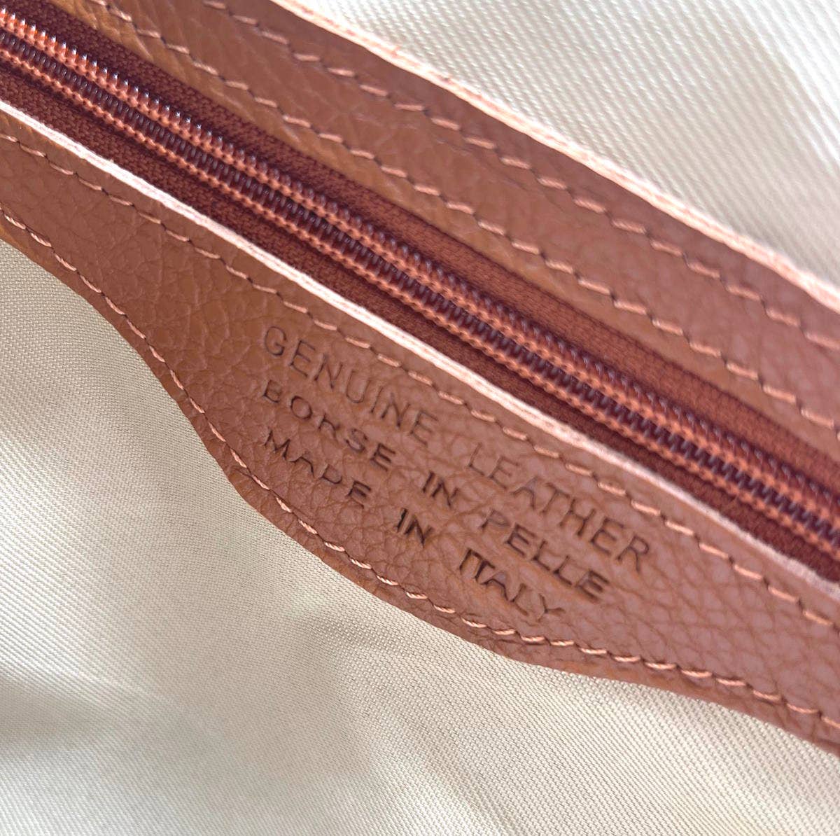 Genuine Leather Bag, Made in Italy