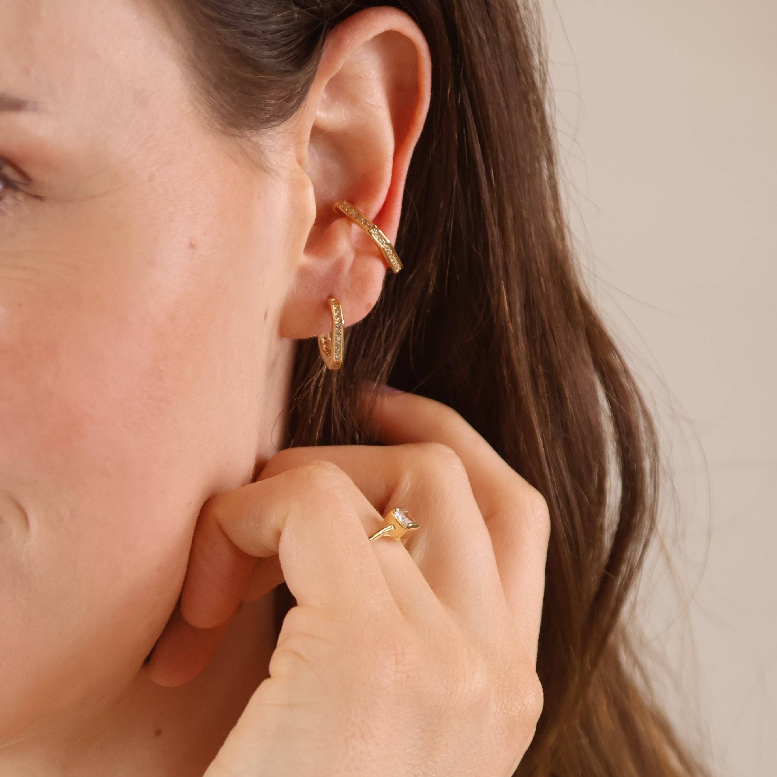 Isla | Gold Filled Quadratini Earrings