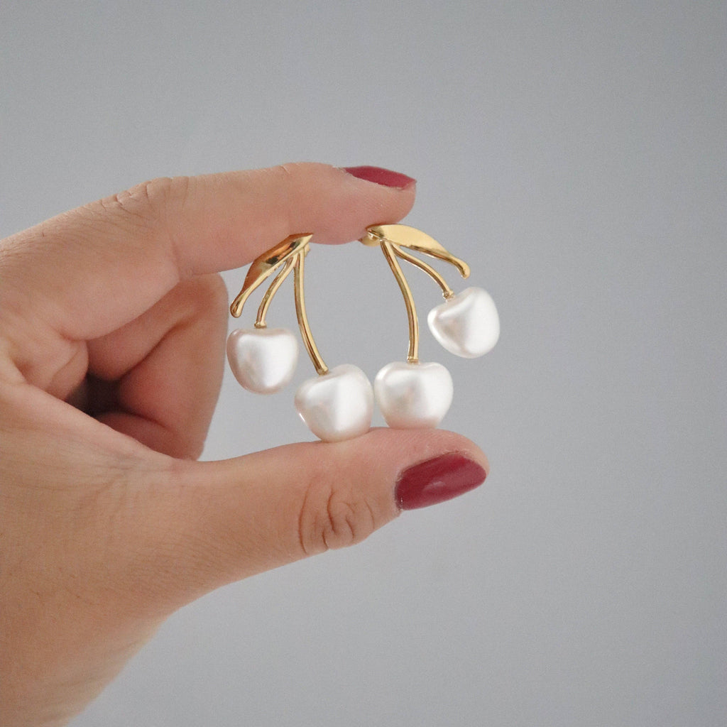 Cherry Pearl Earrings