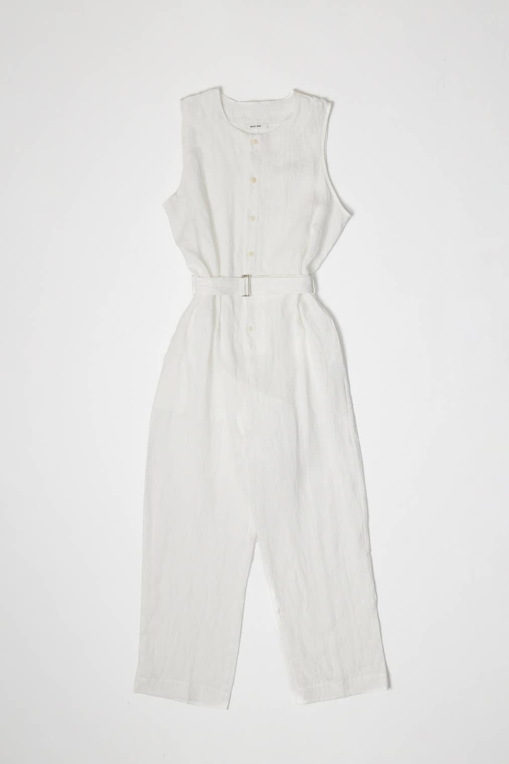 The Teagan Jumpsuit | Relaxed Linen Jumpsuit with Waist Belt
