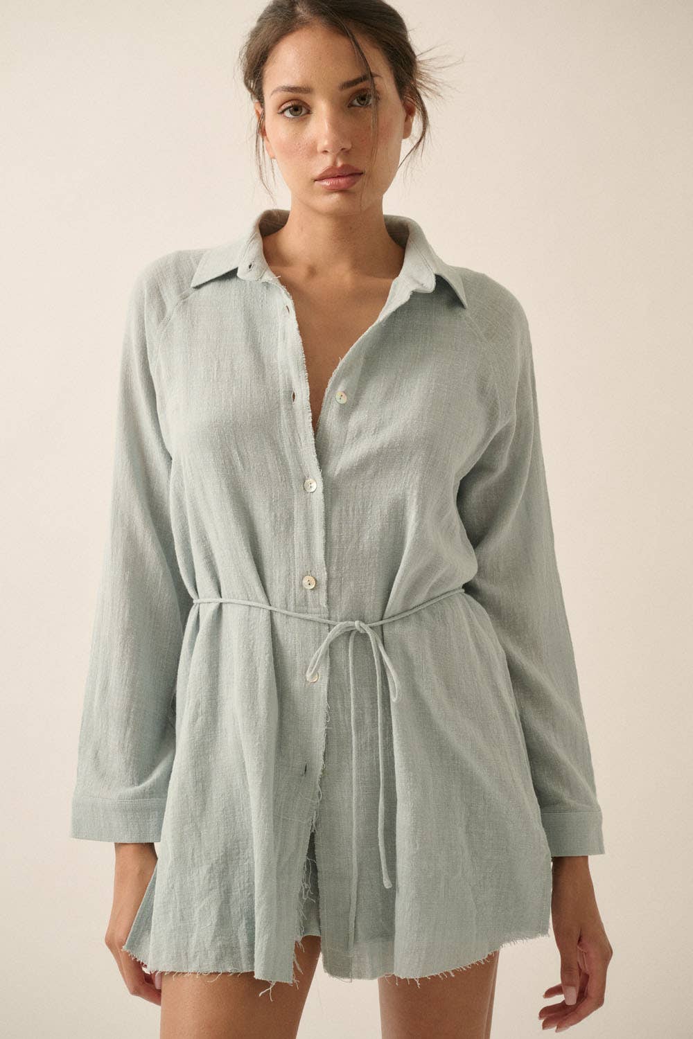 Ruth | 100% Cotton Shirt Romper
