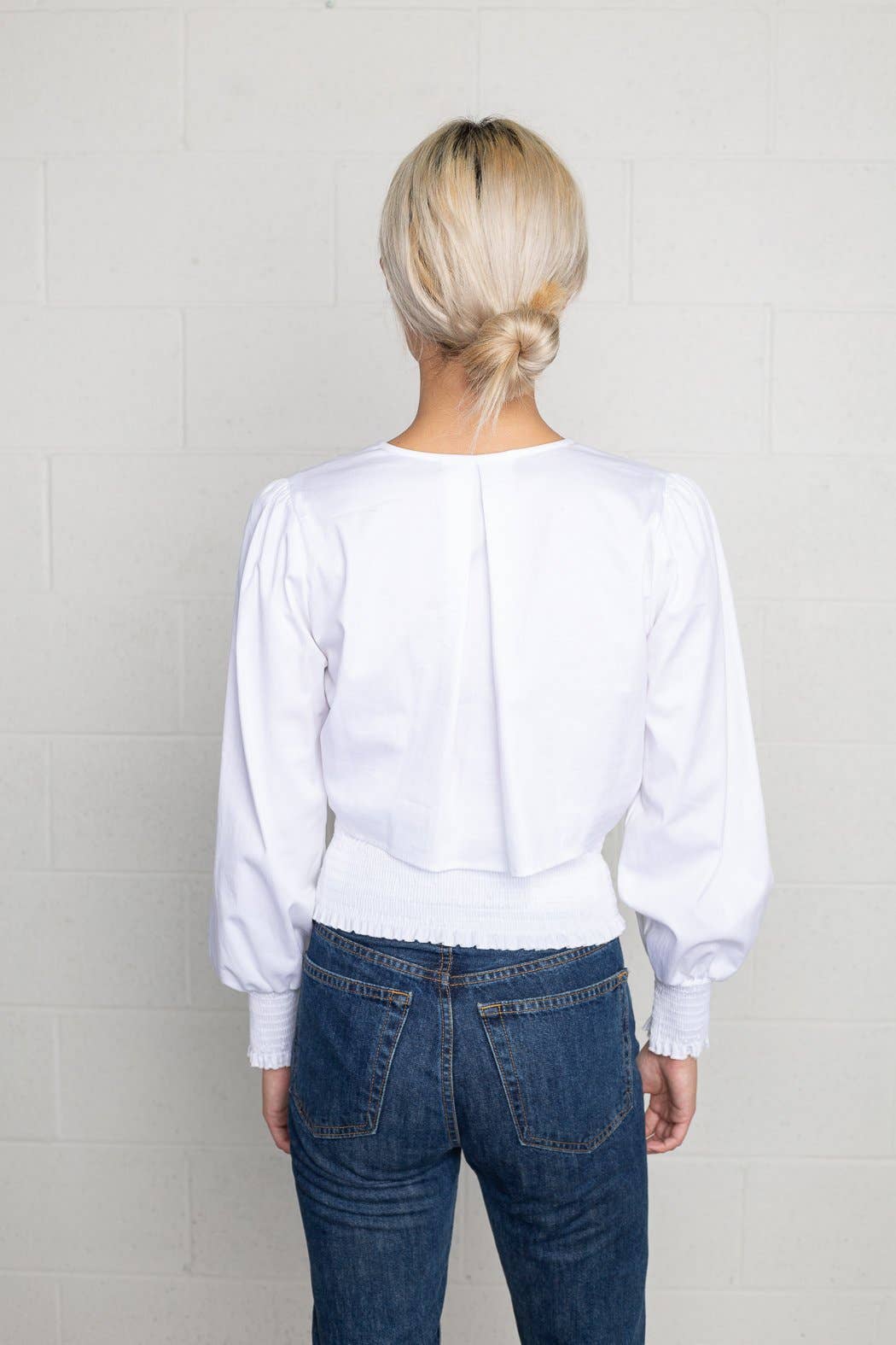 Wynter | Woven Crossover Blouse