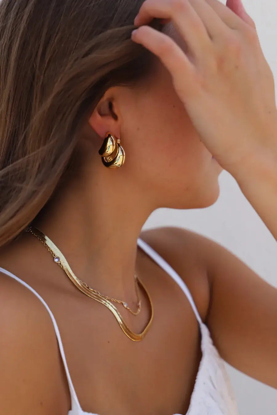 Bonnie | Chunky Teardrop Studs
