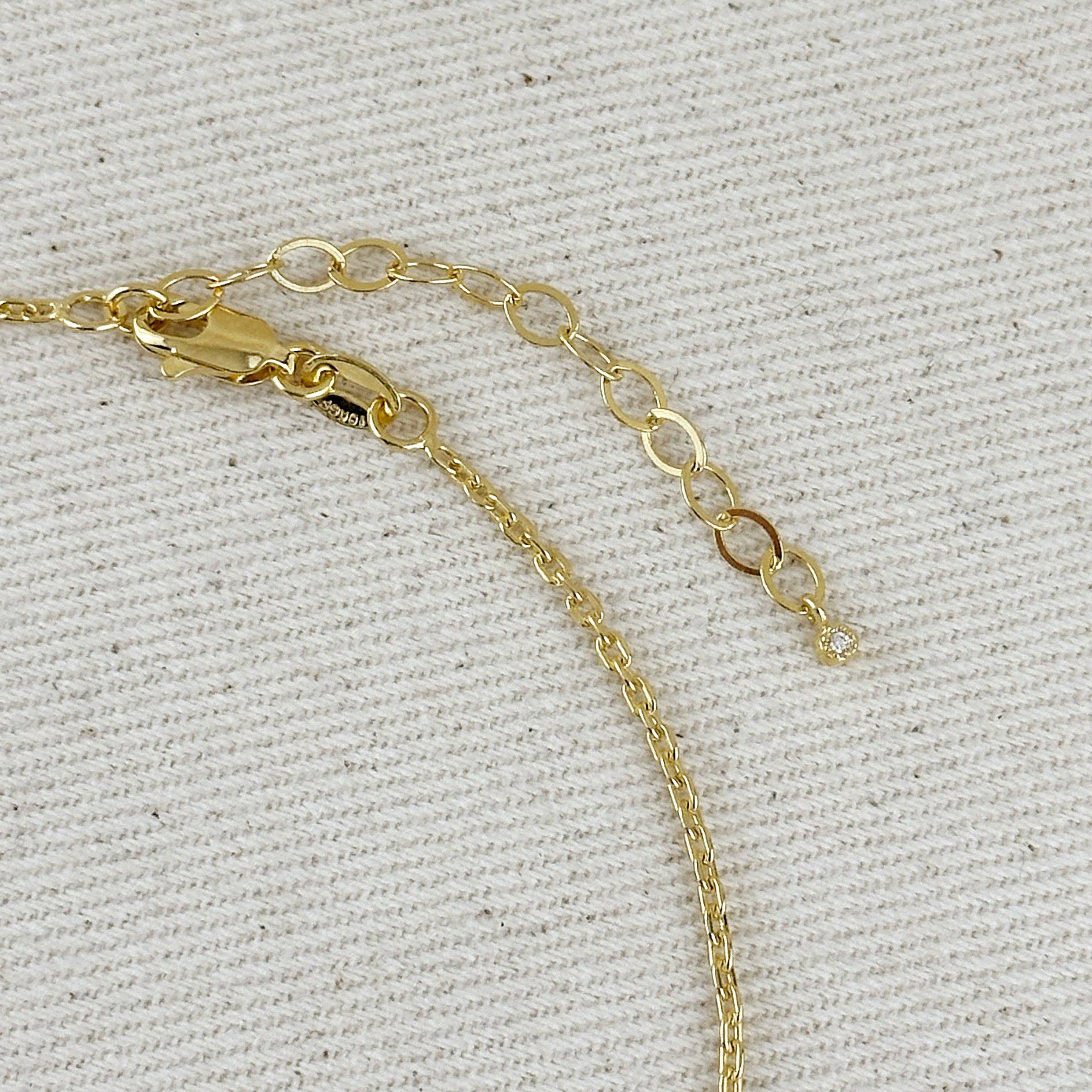 Lucinda | 18k Gold Filled Linked CZ Necklace