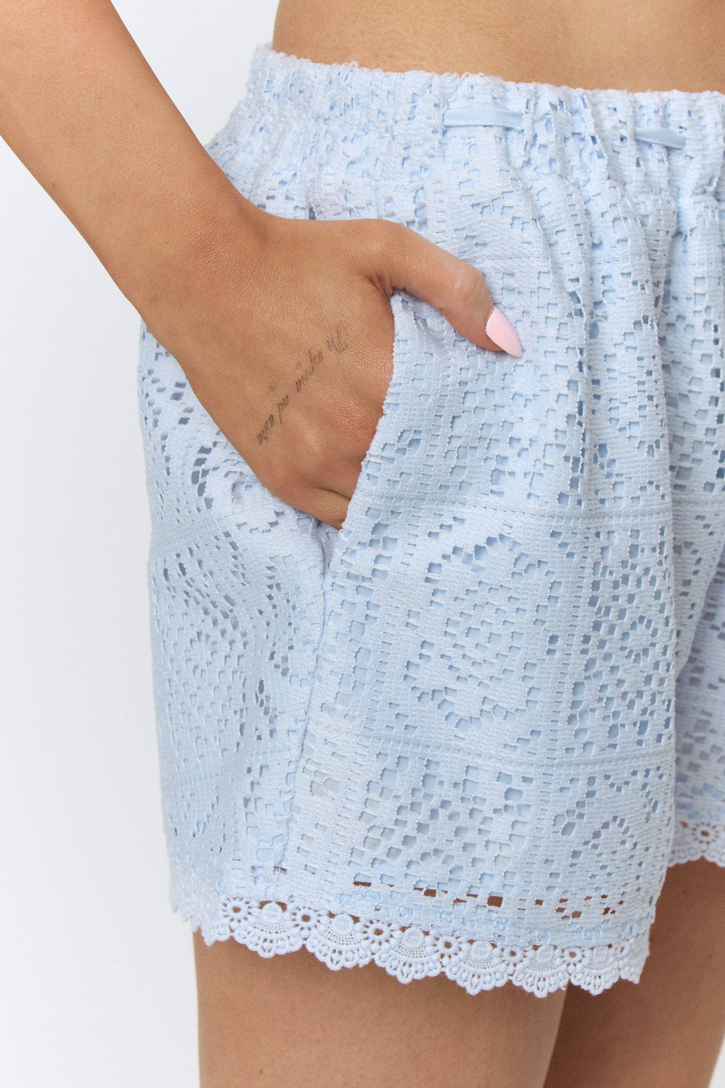 Maeve | Crochet Detailed Shorts