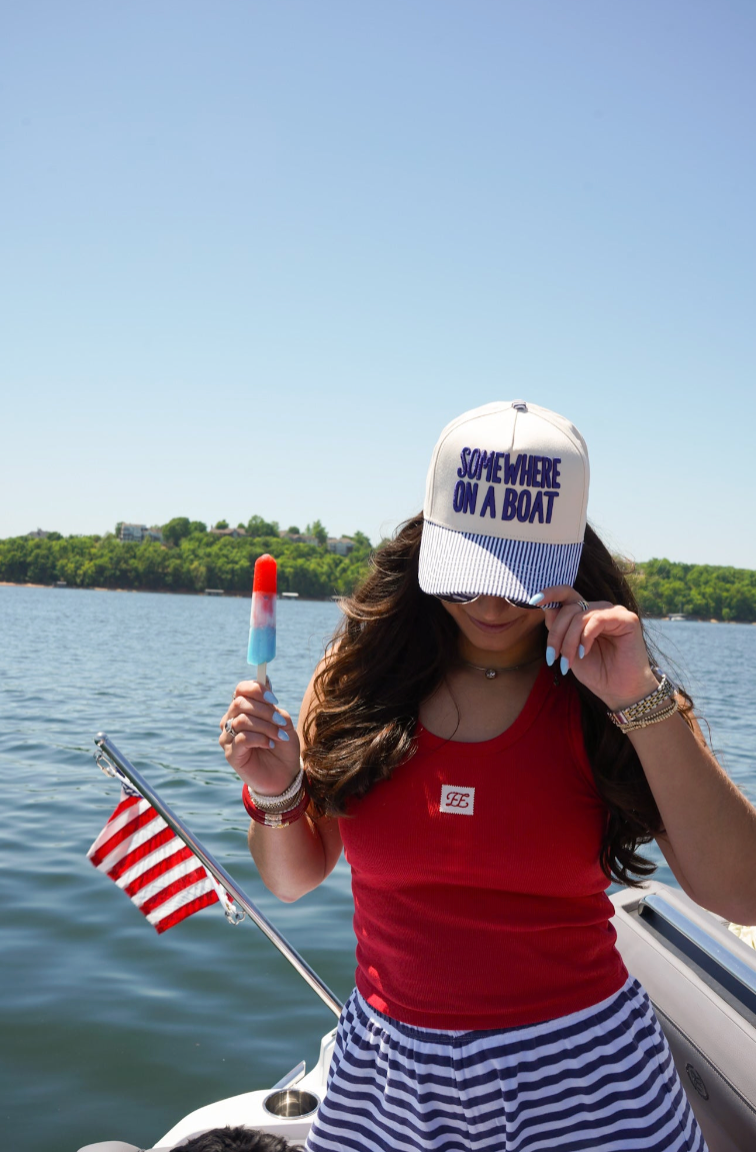 Somewhere On A Boat | Trucker Hat