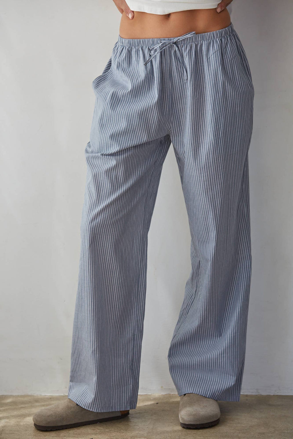 Lydia | 100% Woven Cotton Wide Leg Pants
