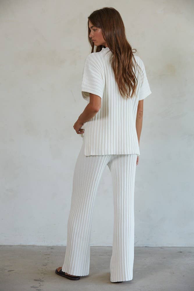 Berkley | Knit Sweater Cotton Ribbed Pullover