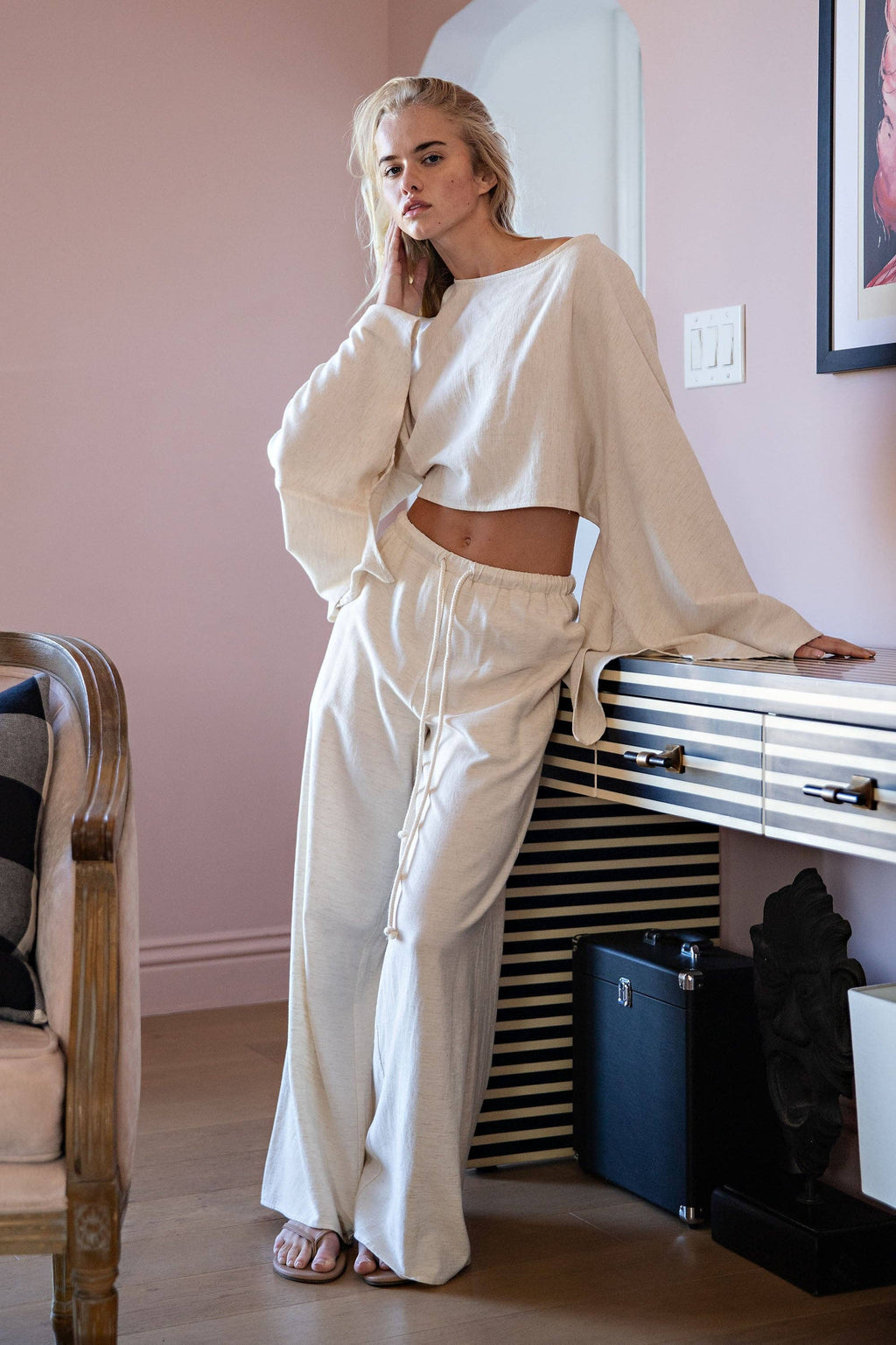 Zendaya | 100% Linen Lounge Set