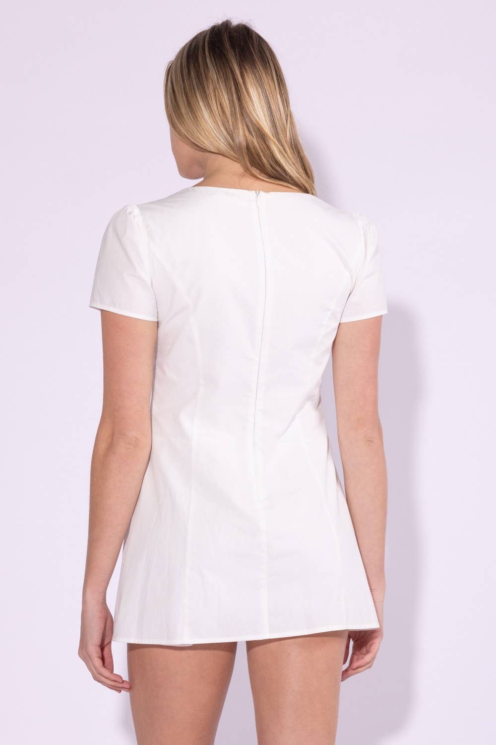 Portia | Button Down Detailed A-Lined Playsuit