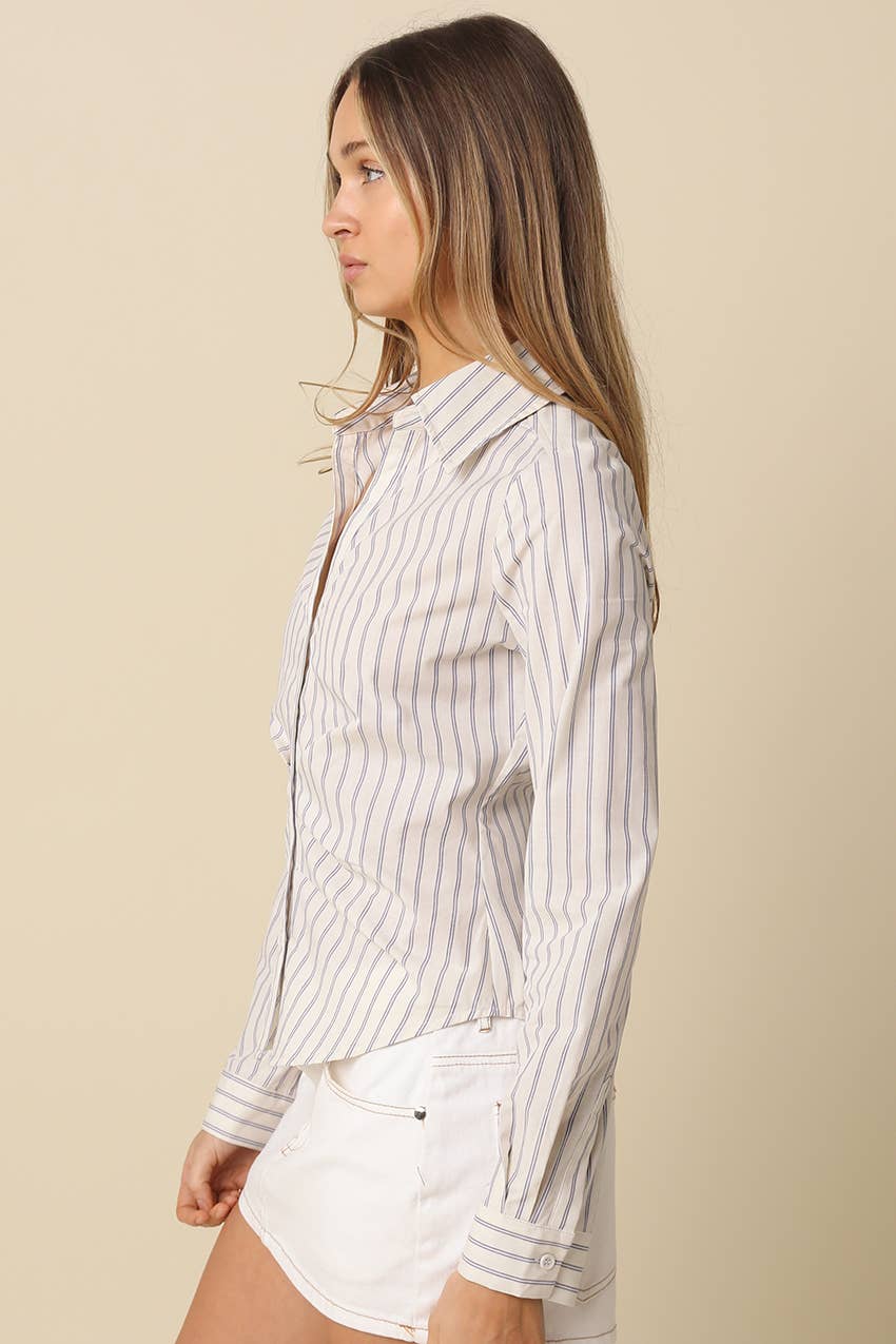 Kate | Striped Fitted Shirt