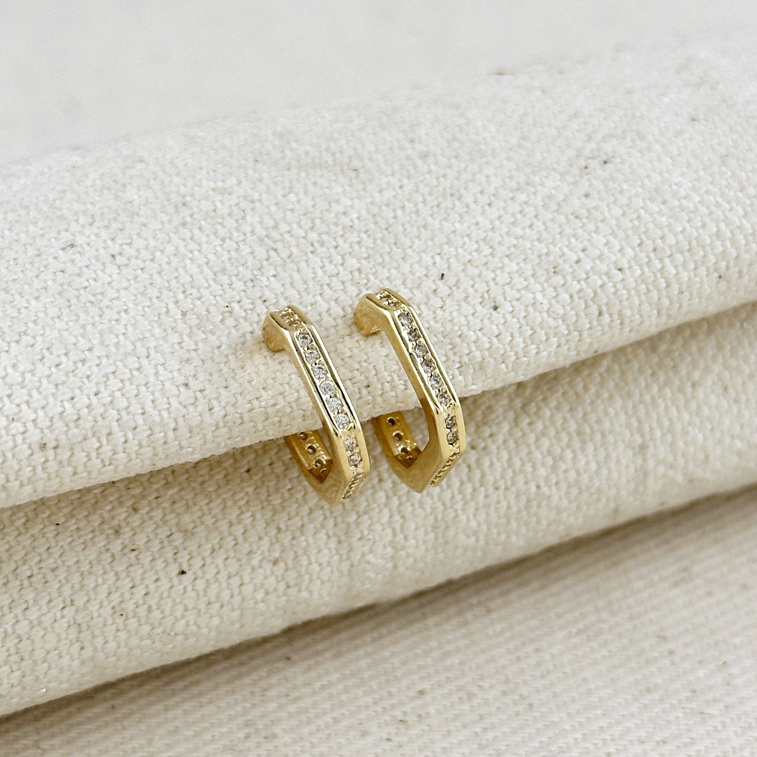 Isla | Gold Filled Quadratini Earrings