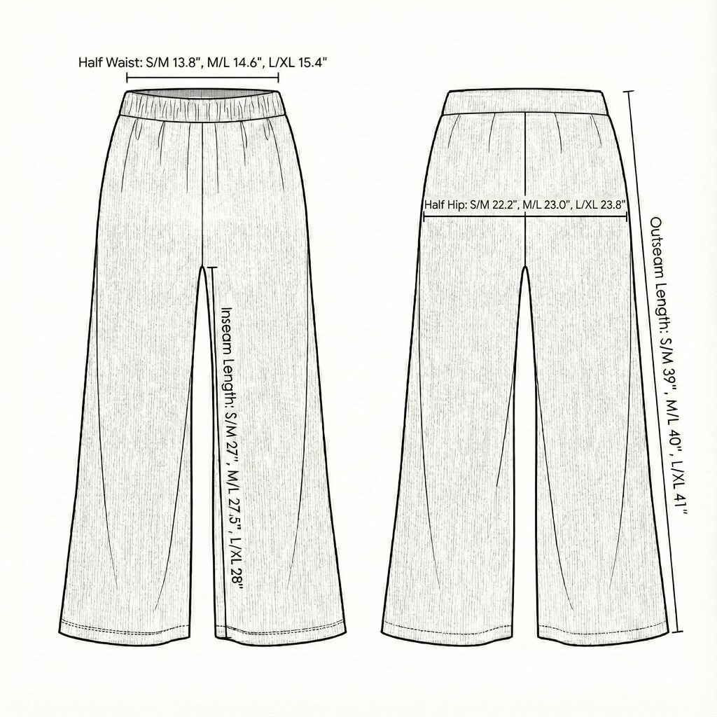 Aura | Palazzo Pants 100% Turkish Cotton
