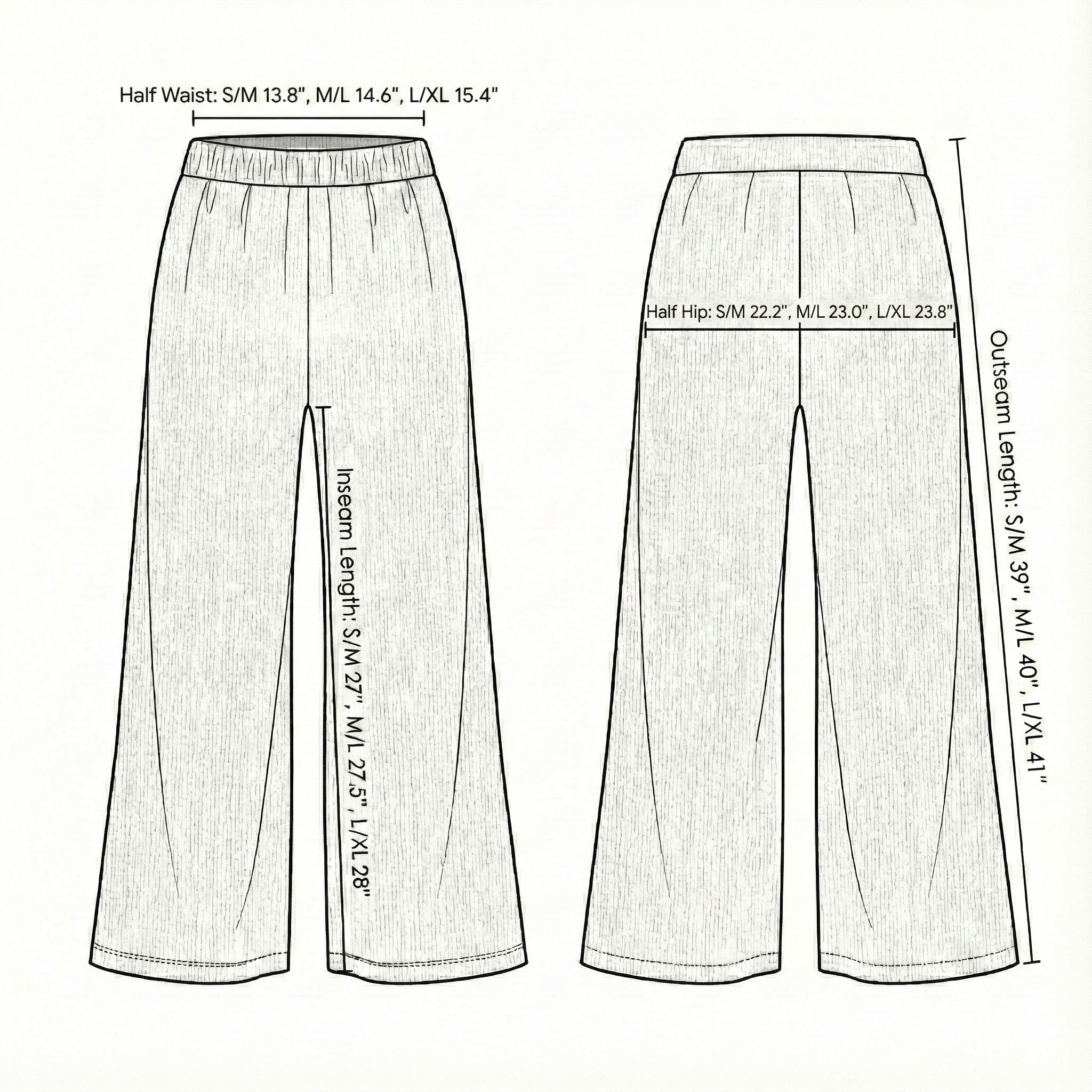 Aura | Palazzo Pants 100% Turkish Cotton