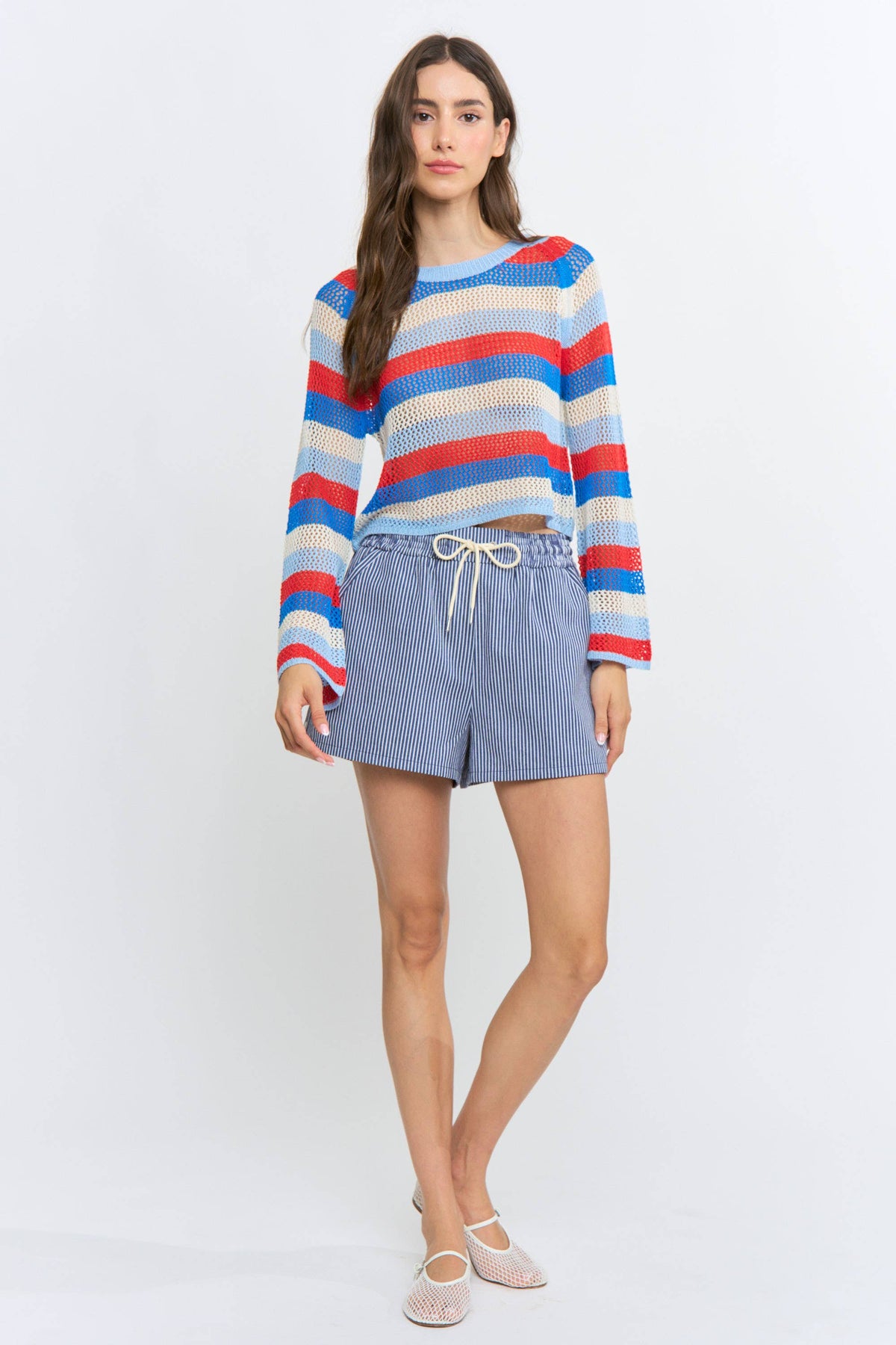Olivia | Striped Knit Sweater