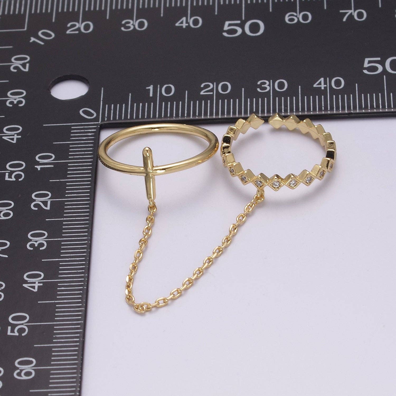 Double Gold Filled Adjustable Ring