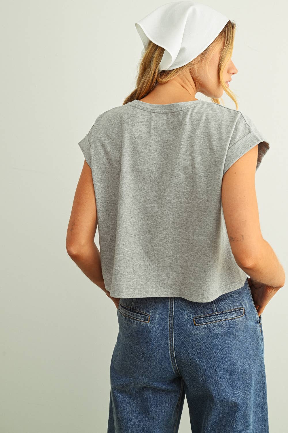 July | USA Floral Patchwork Front T-Shirt