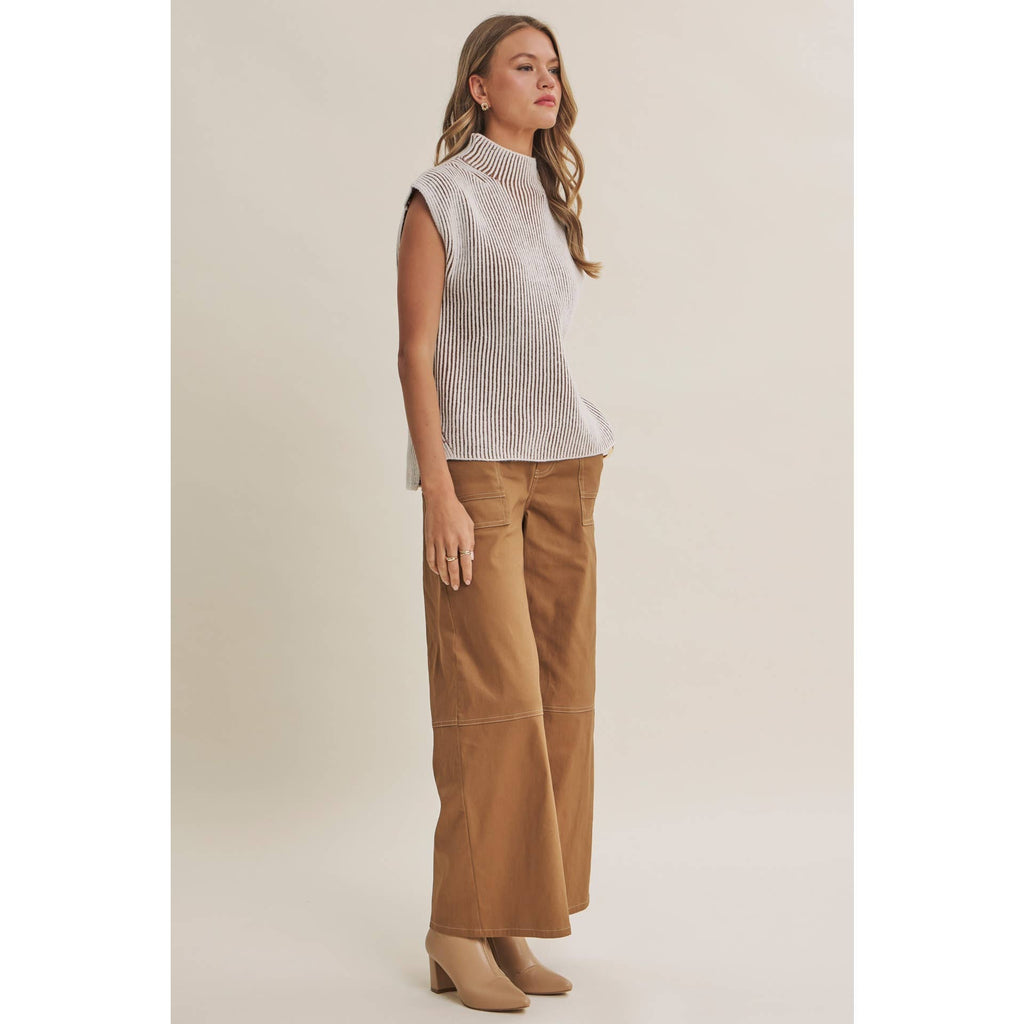 Desert Trail | Mock Neck Sweater Vest