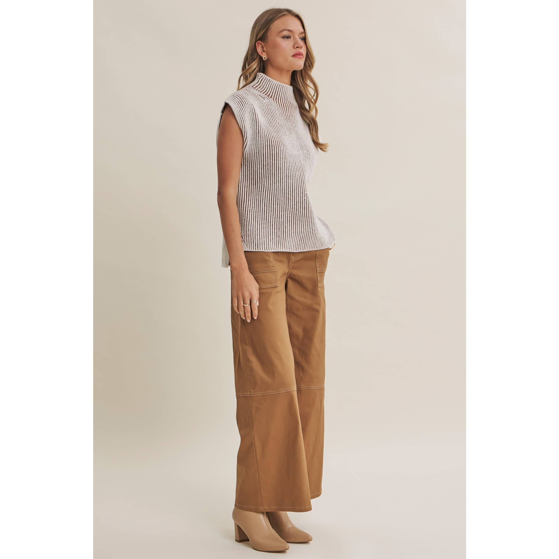 Desert Trail | Mock Neck Sweater Vest