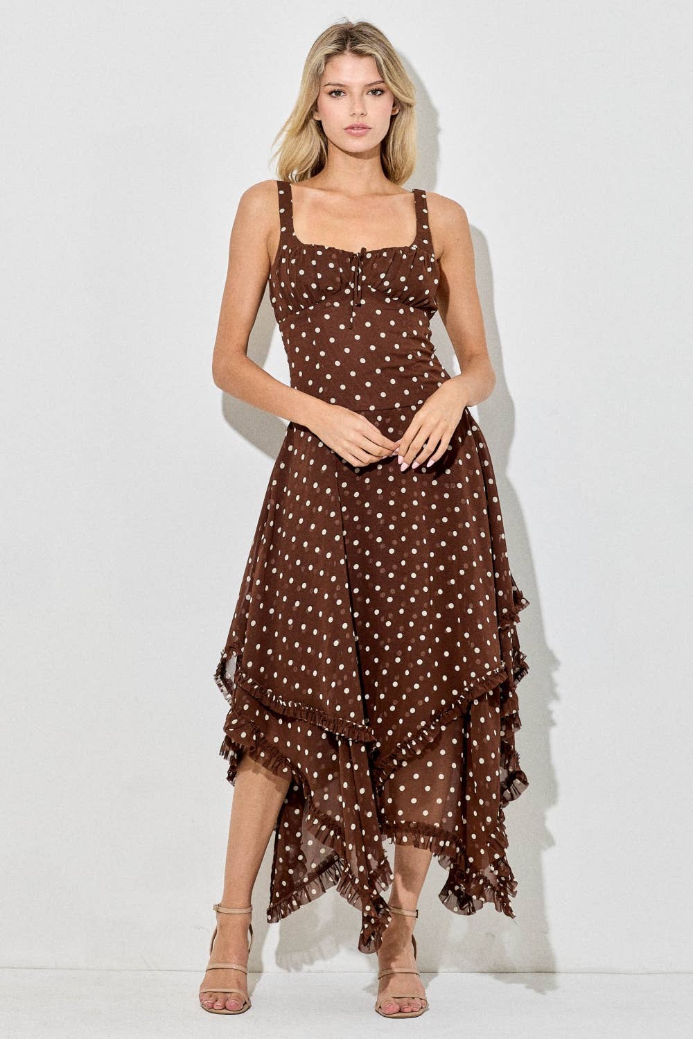 Clea | Sleeveless Asymmetrical Hem Dress