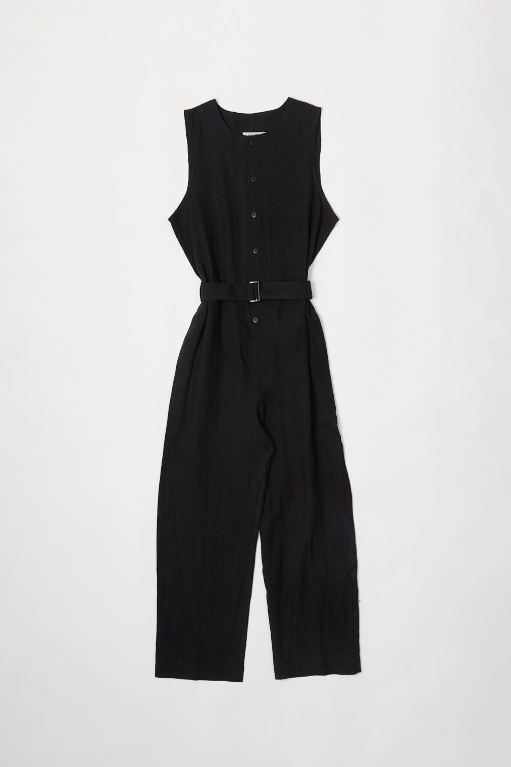 The Teagan Jumpsuit | Relaxed Linen Jumpsuit with Waist Belt