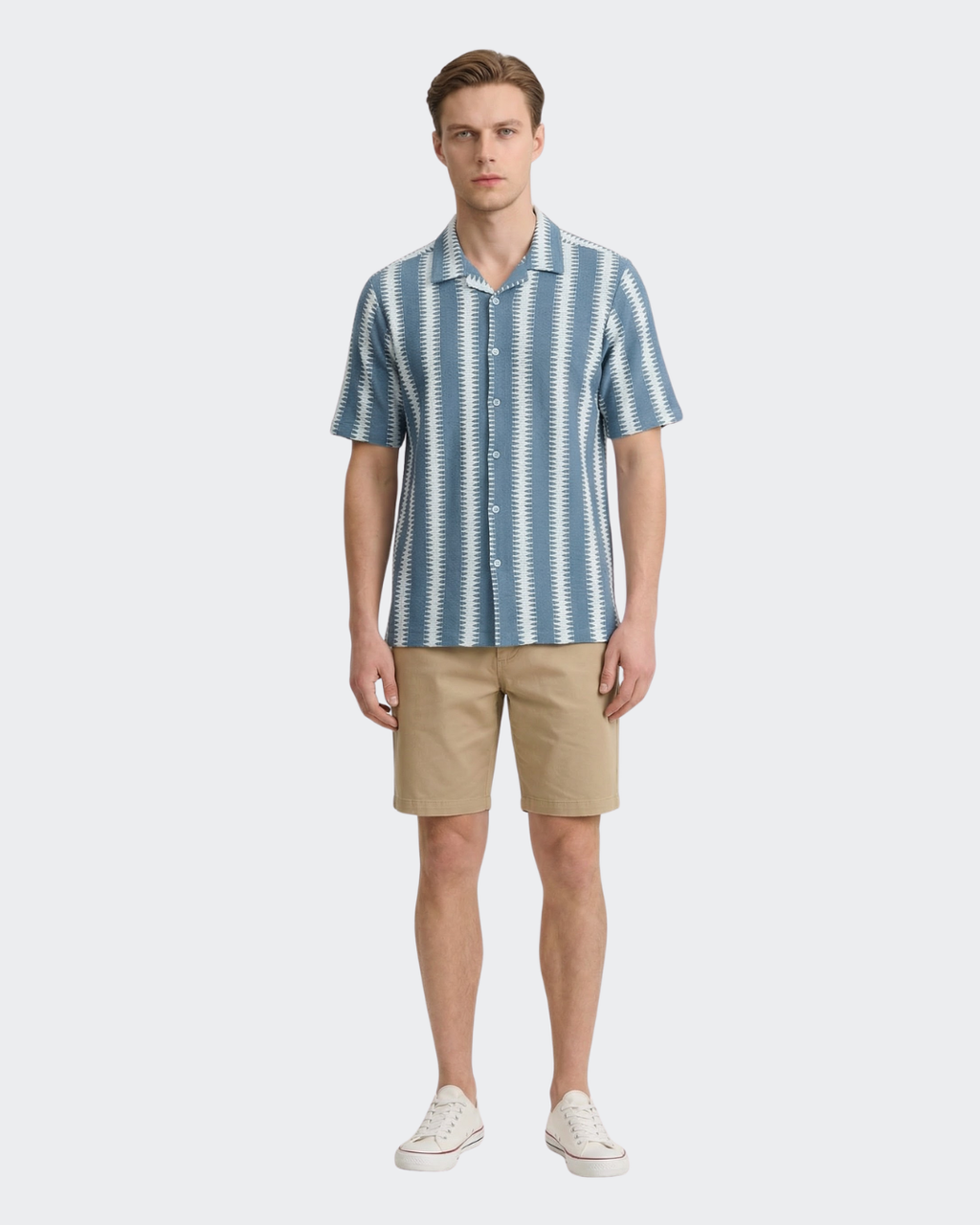 Coastal Breeze | Zigzag Stripe Shirt