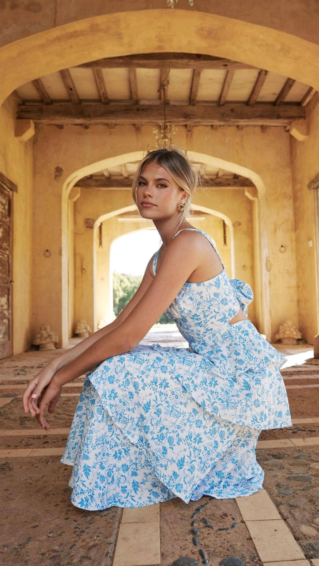 Millie | Tiered Skirt Maxi Dress