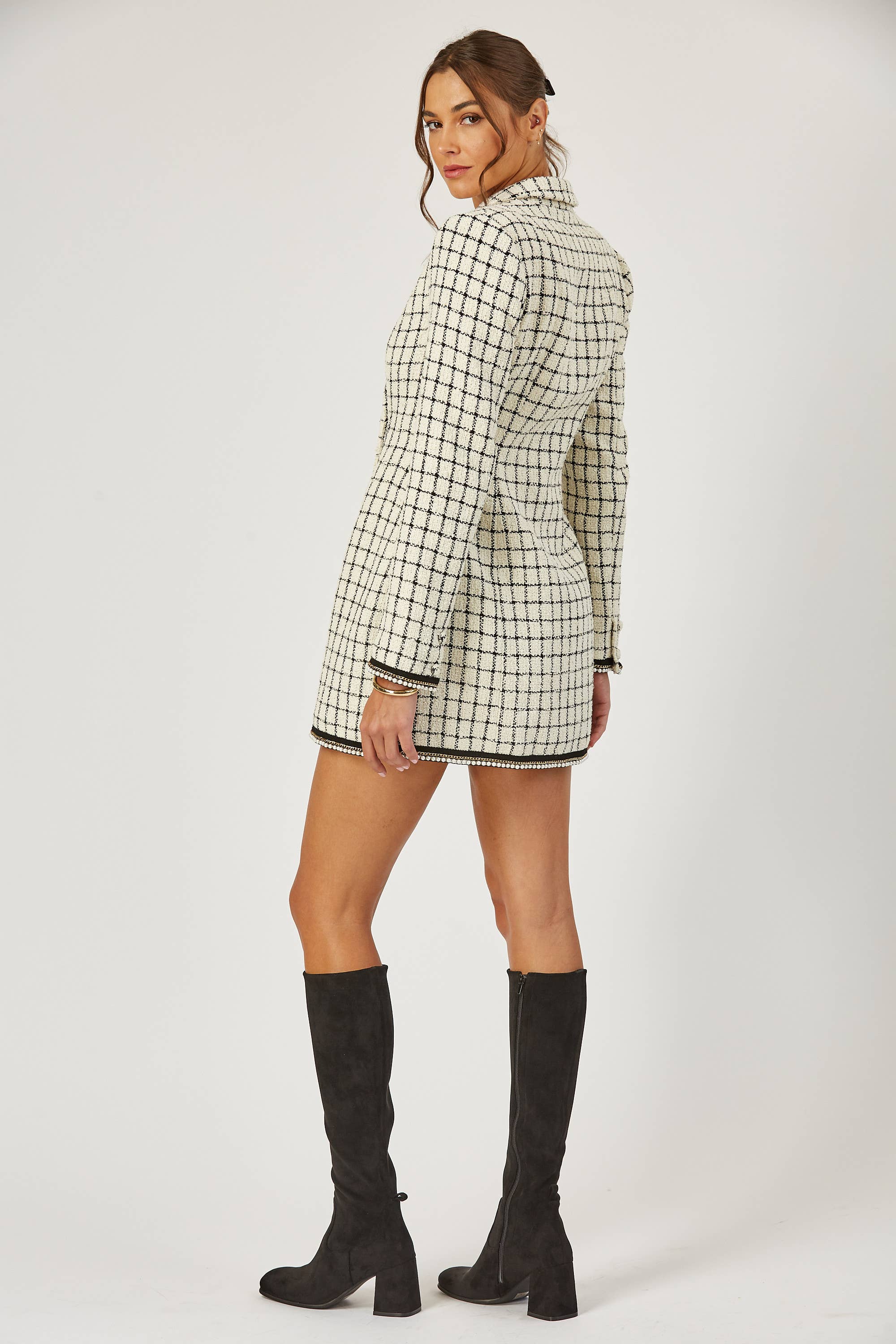 Cameron | Tweed blazer dress