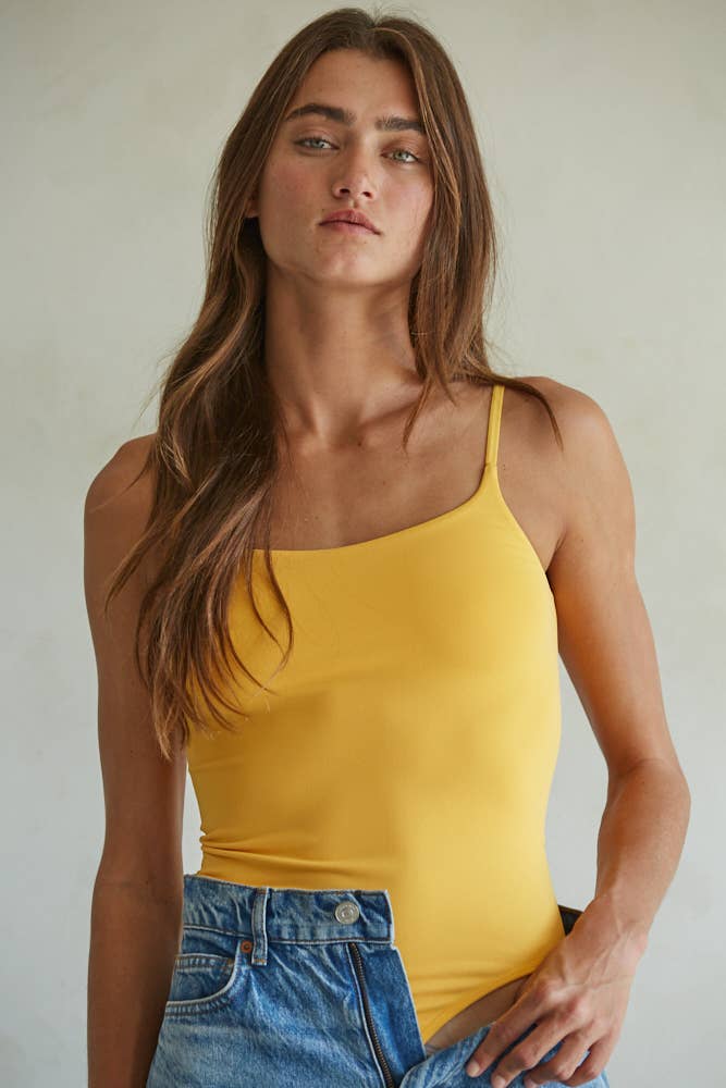 Double Layered Nylon Spandex Seamless Bodysuit